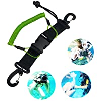 Cordón de nailon para buceo y natación- con mosquetón de acero para cámaras de buceo y luces
